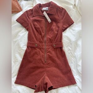 Urban Outfitters brown corduroy romper - Size XS